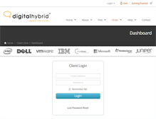 Tablet Screenshot of my.digitalhybrid.com.au